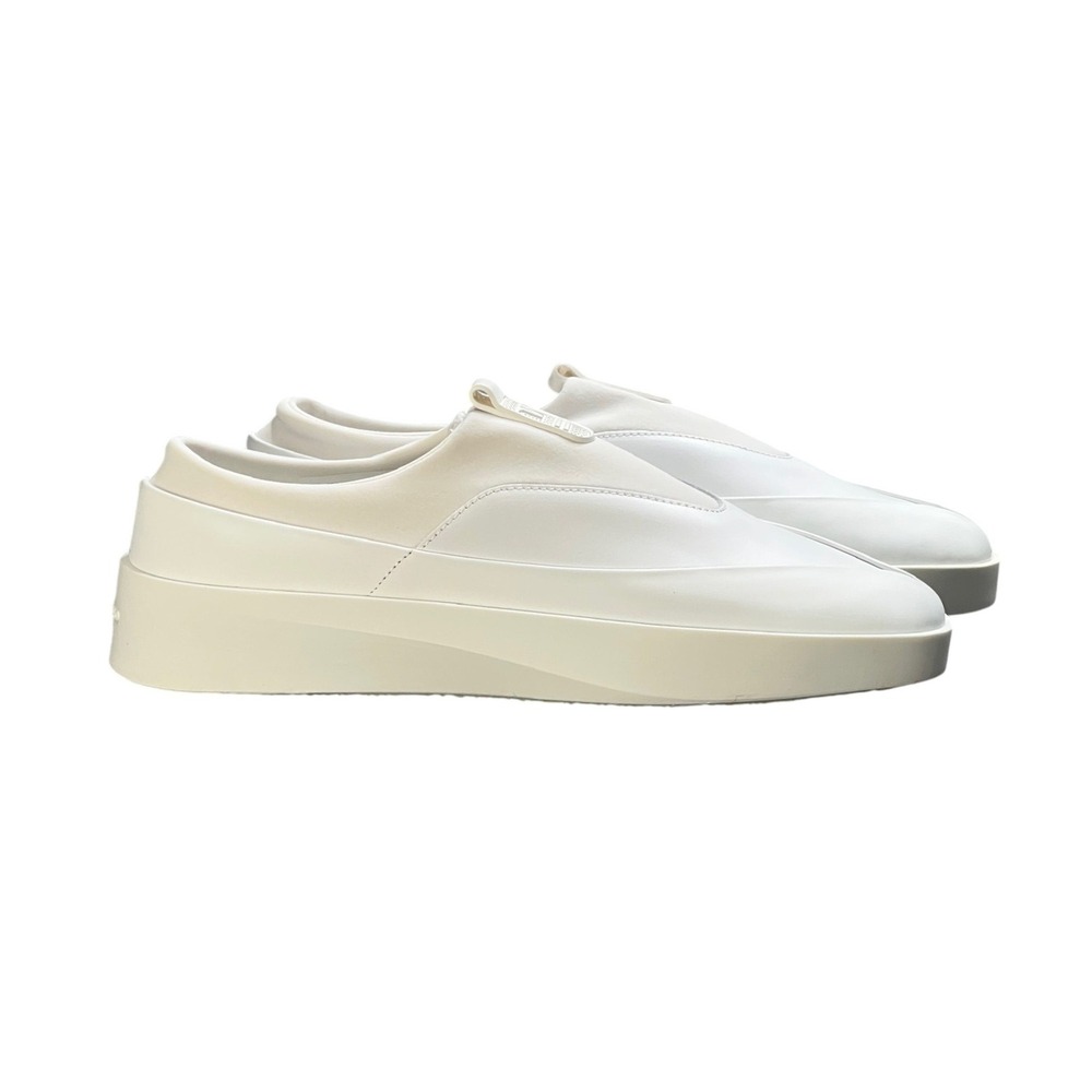 NIB Wolf & Shepherd Cruise Tre Men's 7.5 White Leather Slip On Sneaker Portugal